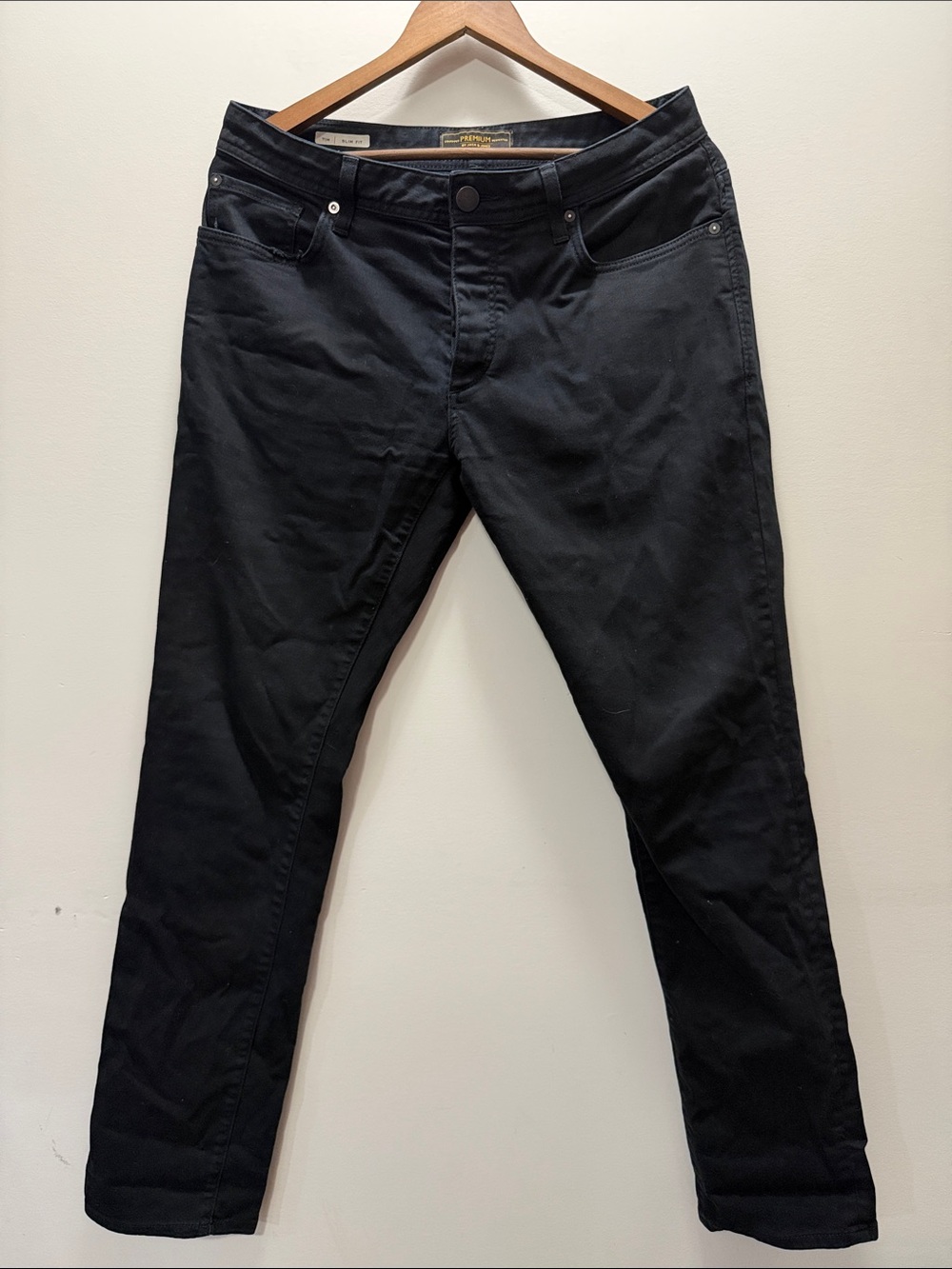 Premium Jack & Jones Men's Slim Straight Fit Jeans Size 33/34- Inseam 31